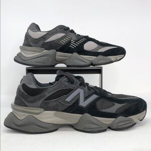 New Balance 9060 Black Castlerock U9060BLK Men’s Suede Sneakers - Size 10 No Box
